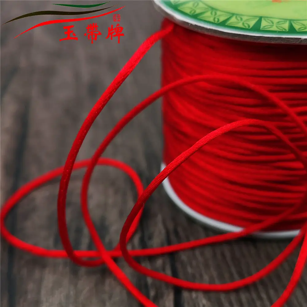 Korean Silk Braided Rope Bracelet Wire Coffee Color - Image 27