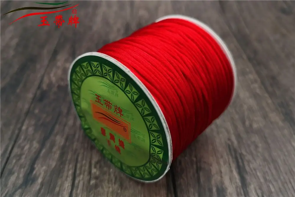 Korean Silk Braided Rope Bracelet Wire Coffee Color — feature 2