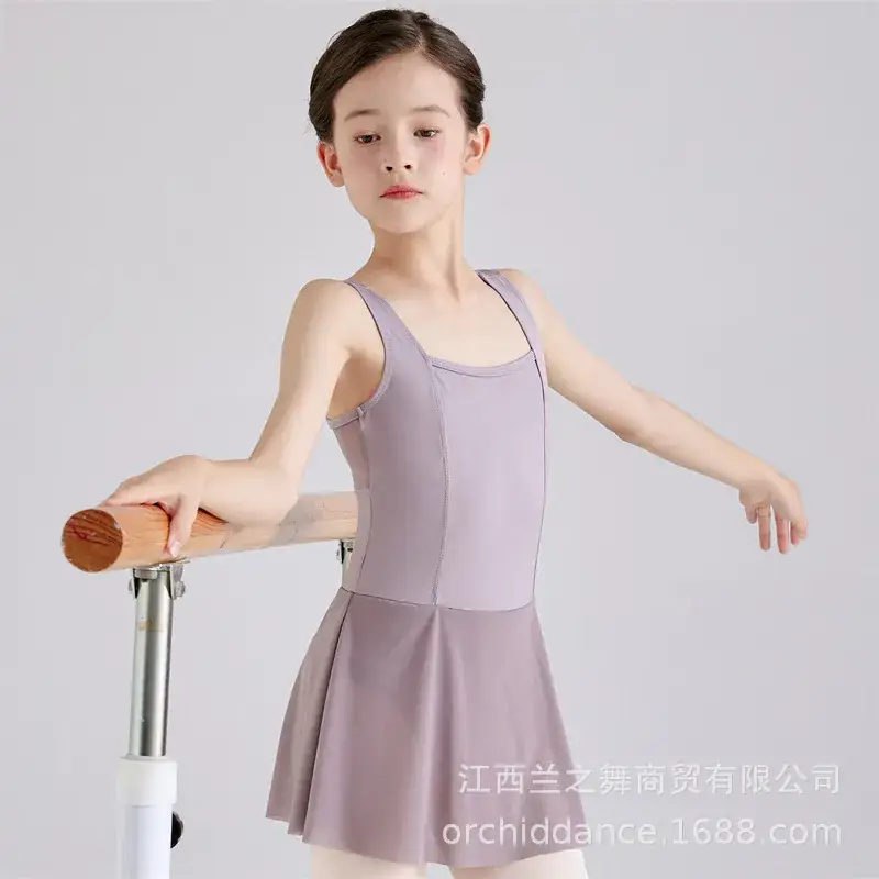 Girls Ice Silk Ballet Dance Skirt Light Blue - Image 18