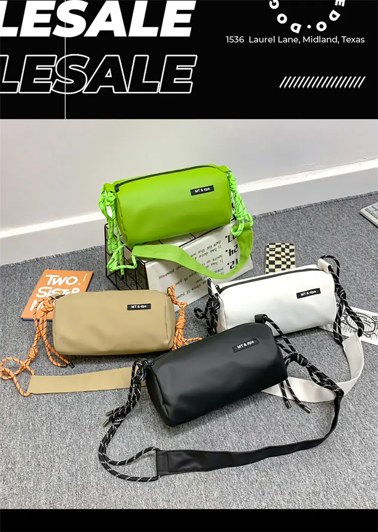 New Niche Cylindrical Bag for Men Women Lightweight Crossbody — feature 12