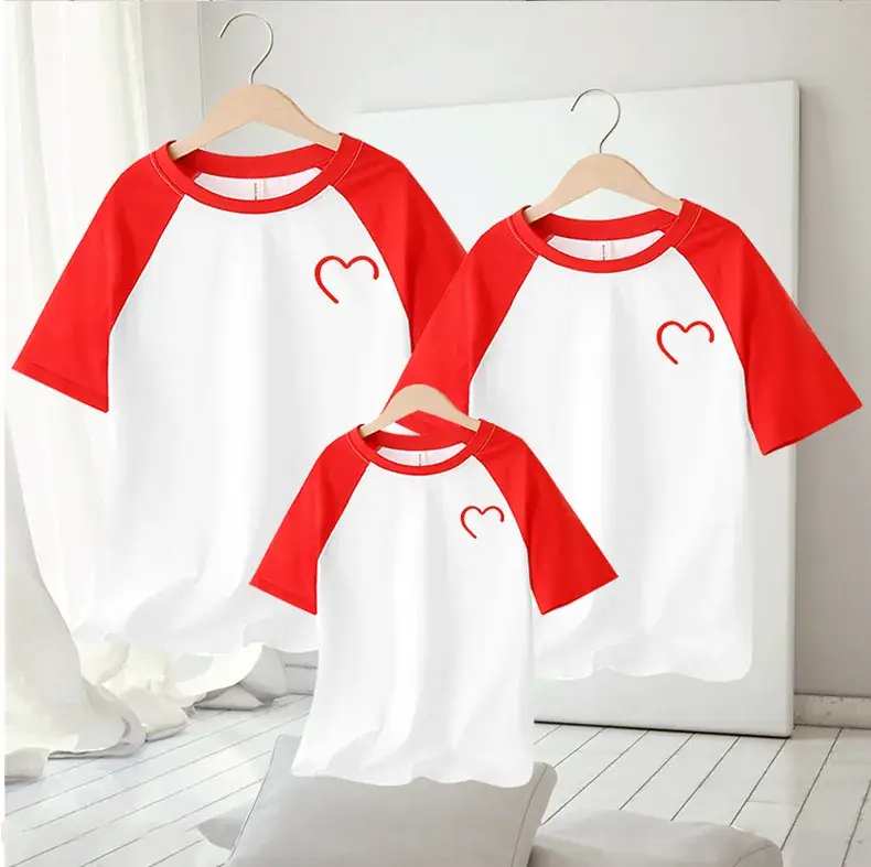 Blue Heart Print 3-Piece Kids T-Shirt Set 2025 — feature 12