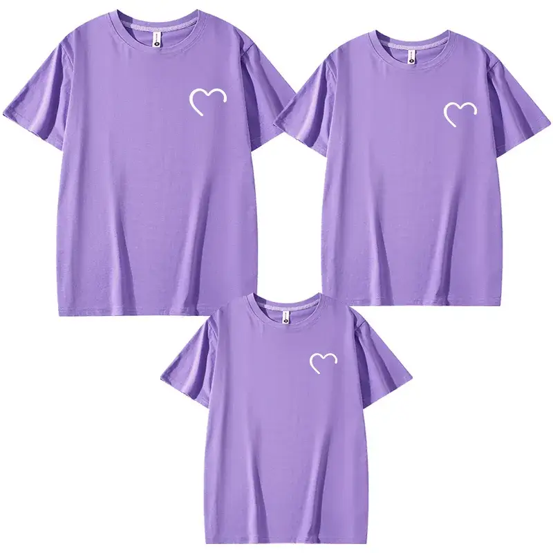 Blue Heart Print 3-Piece Kids T-Shirt Set 2025 - Image 11