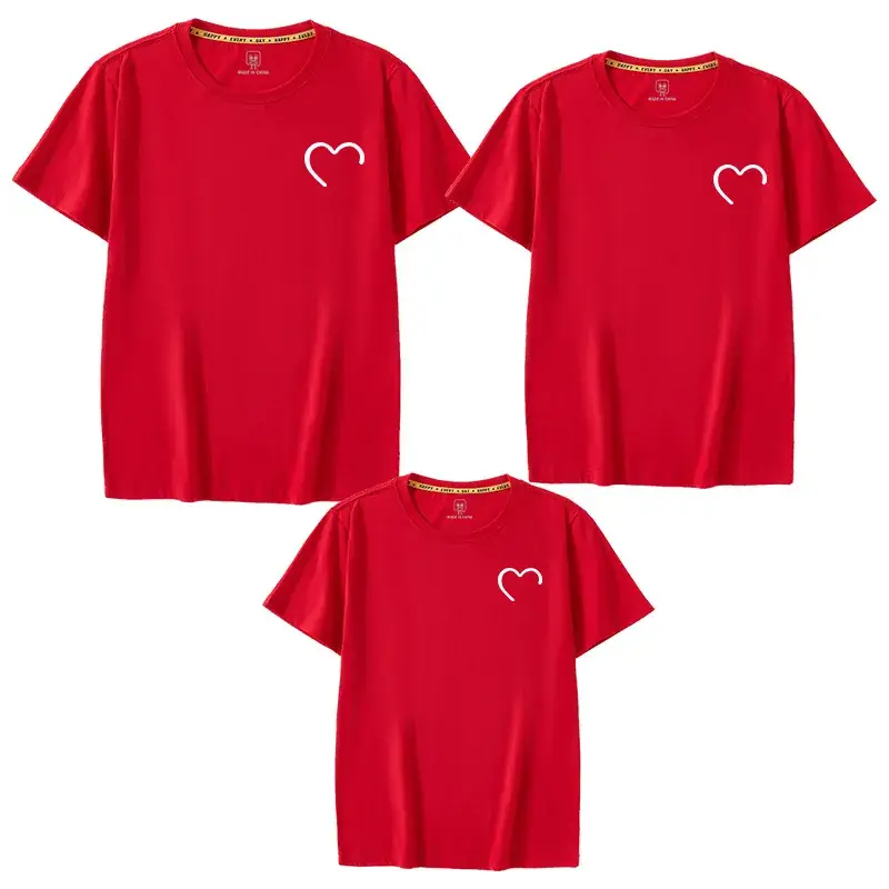 Blue Heart Print 3-Piece Kids T-Shirt Set 2025 - Image 2