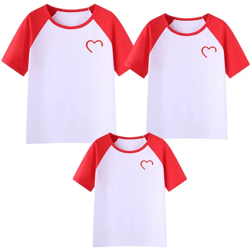 Blue Heart Print 3-Piece Kids T-Shirt Set 2025 - Image 9