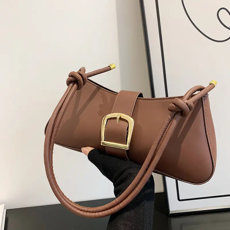 Women's Western Style Shoulder Bag Brown 2023 - Image 8