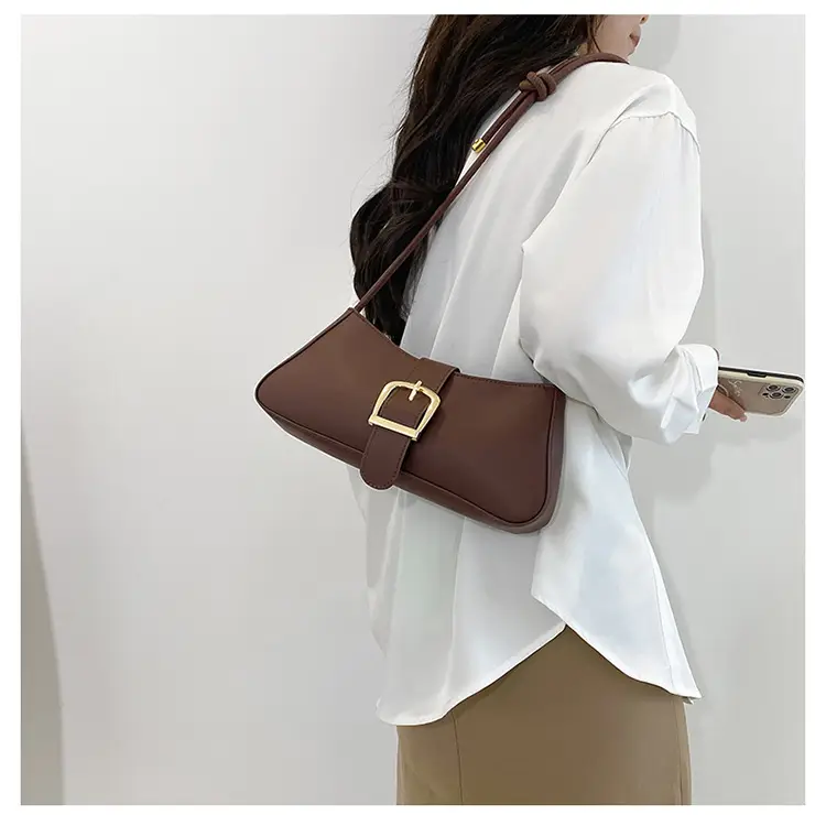 Women's Western Style Shoulder Bag Brown 2023 — feature 13