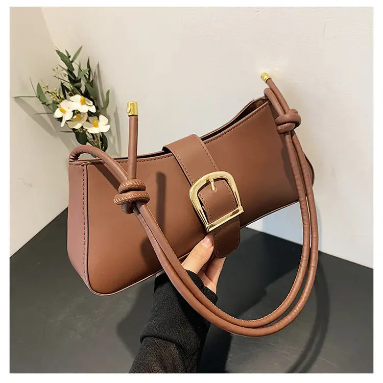 Women's Western Style Shoulder Bag Brown 2023 — feature 31