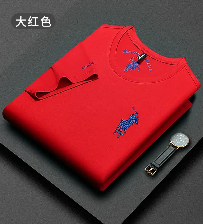 Men Black Polo T-Shirt with Embroidered Design — feature 15