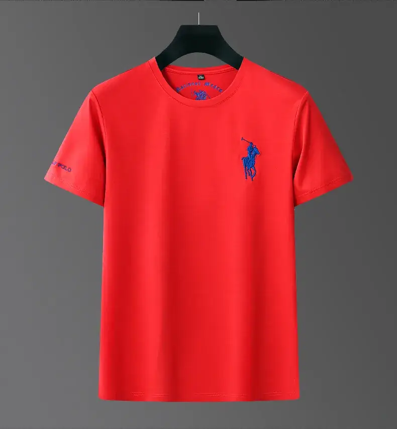 Men Black Polo T-Shirt with Embroidered Design — feature 16