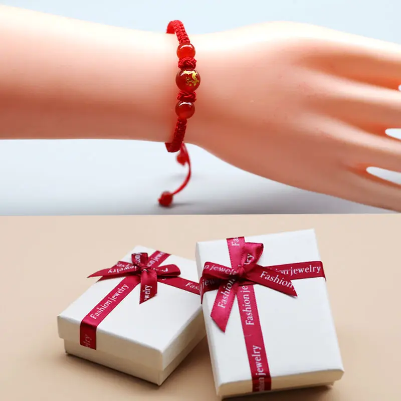 Chinese Zodiac Bracelet Red Agate Year Birthday Gift — feature 4