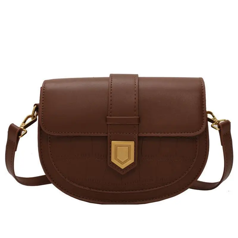 Retro French Style Saddle Bag Women Spring 2023 - Image 9