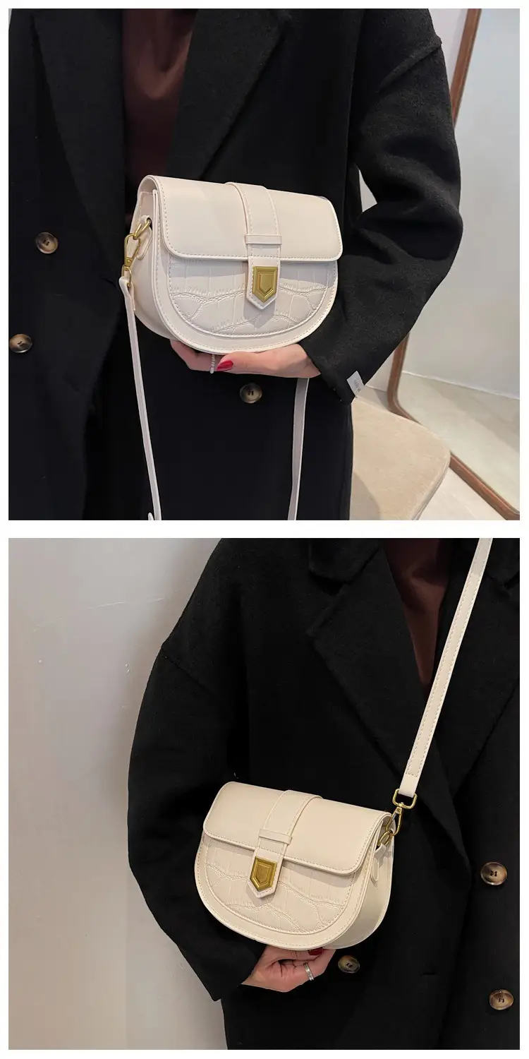 Retro French Style Saddle Bag Women Spring 2023 — feature 7