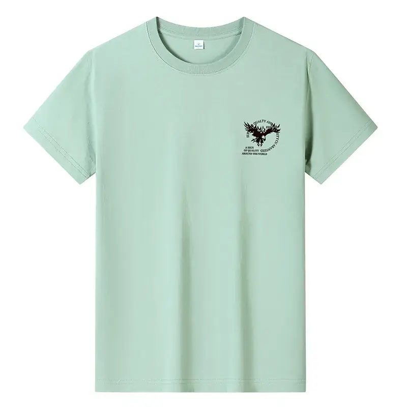 Men Printed Black T-Shirt Mint 2024 - Image 2