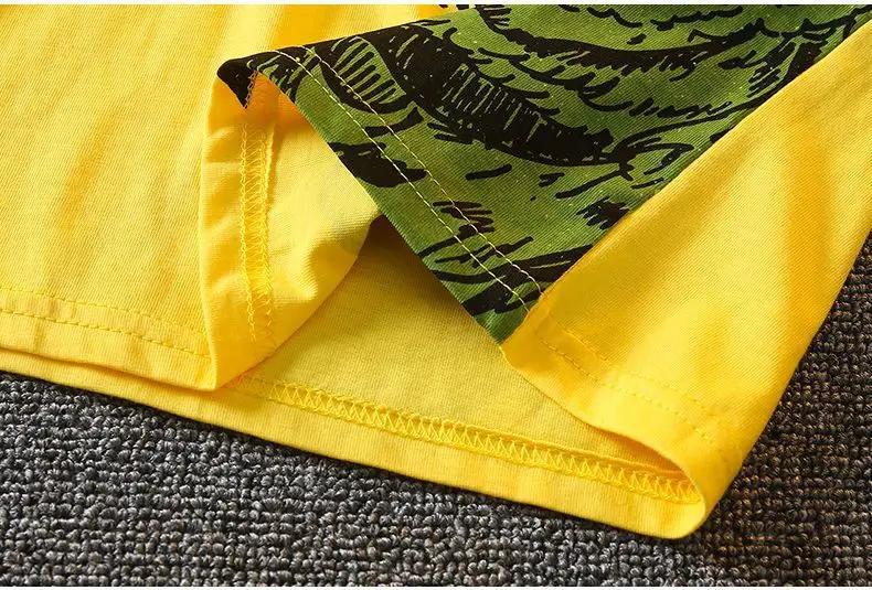 Boys Dinosaur Print T-Shirt & Shorts Set — feature 9