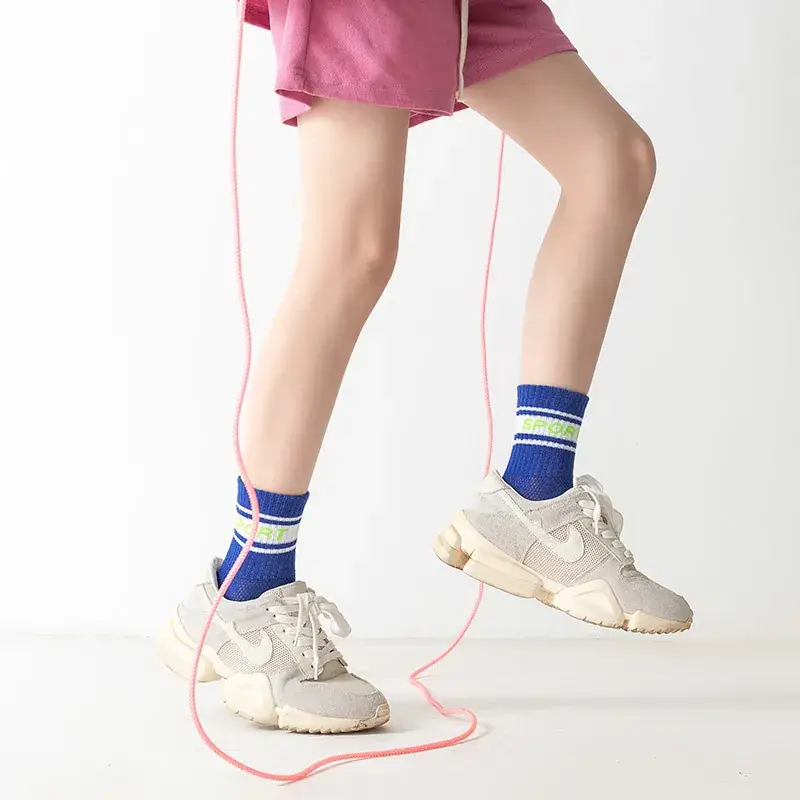 Children's Orange Anti-Skid Silicone Floor Socks