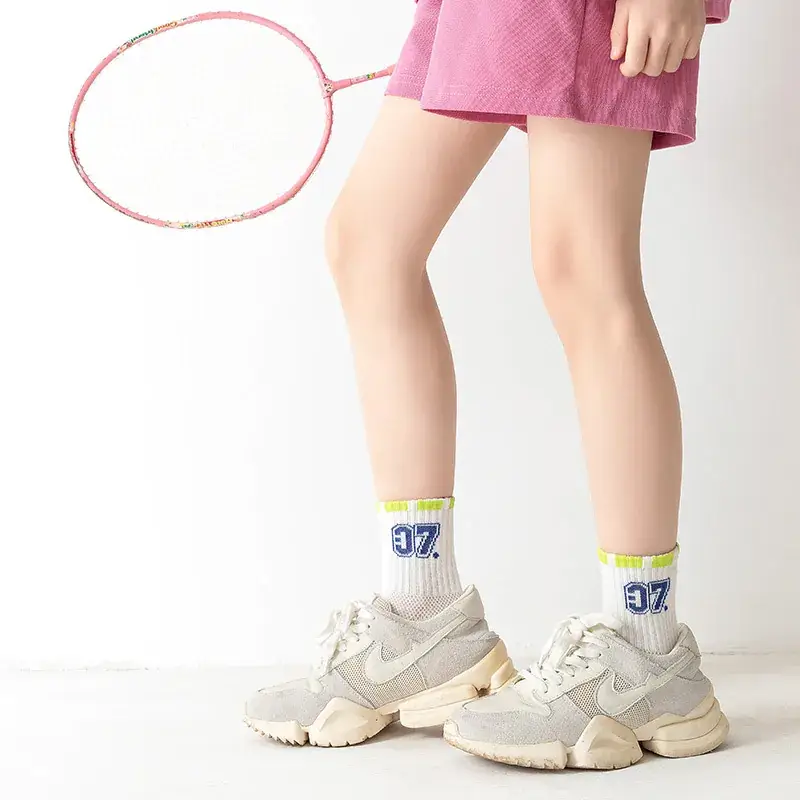Children's Orange Anti-Skid Silicone Floor Socks