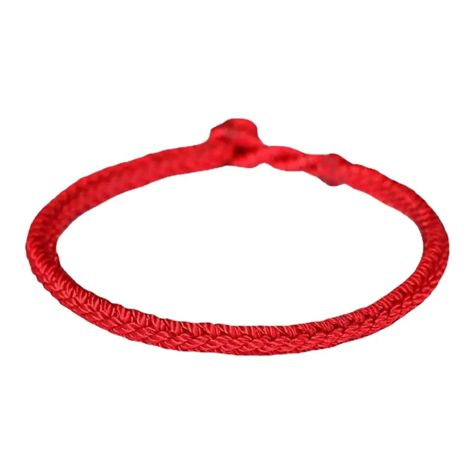 Lucky Red Braided Rope Bracelet for Women