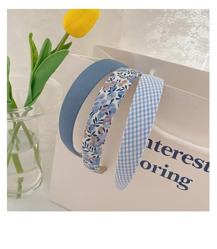 Summer French Style Headband Women Wide Bristle High Cranial Top - Image 21