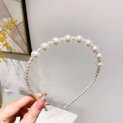 Summer French Style Headband Women Wide Bristle High Cranial Top - Image 31
