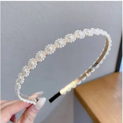Summer French Style Headband Women Wide Bristle High Cranial Top - Image 55