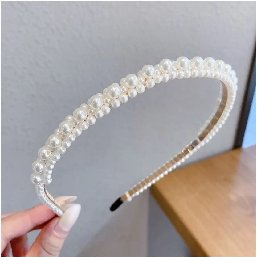 Summer French Style Headband Women Wide Bristle High Cranial Top - Image 59