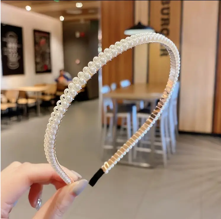 Summer French Style Headband Women Wide Bristle High Cranial Top - Image 60