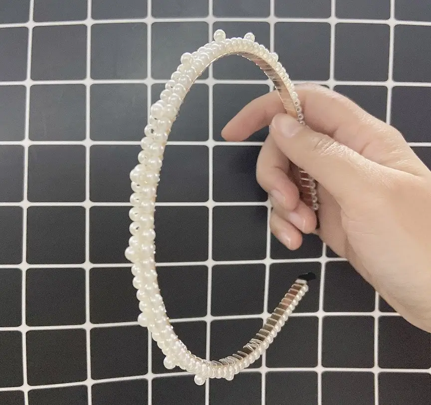 Summer French Style Headband Women Wide Bristle High Cranial Top - Image 61