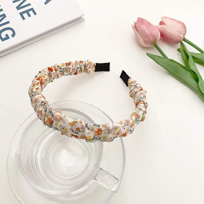 Summer French Style Headband Women Wide Bristle High Cranial Top - Image 73
