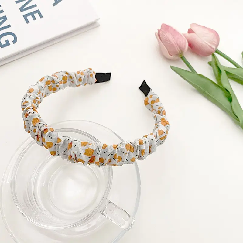 Summer French Style Headband Women Wide Bristle High Cranial Top - Image 74