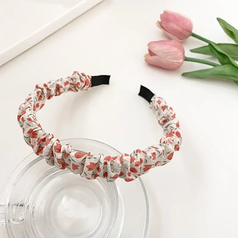 Summer French Style Headband Women Wide Bristle High Cranial Top - Image 78