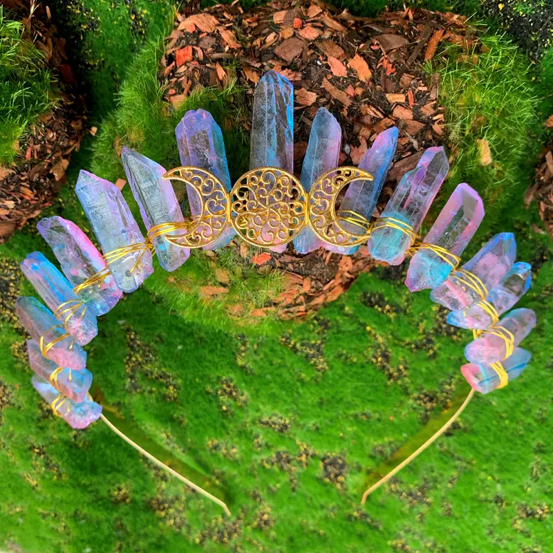Natural Citrine Crystal Hairband for Women — feature 13