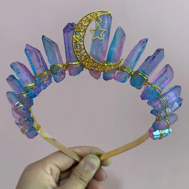 Natural Citrine Crystal Hairband for Women - Image 10