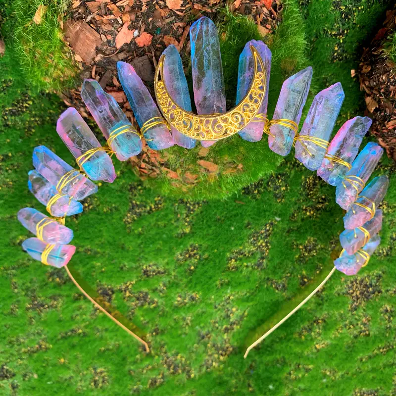 Natural Citrine Crystal Hairband for Women - Image 11