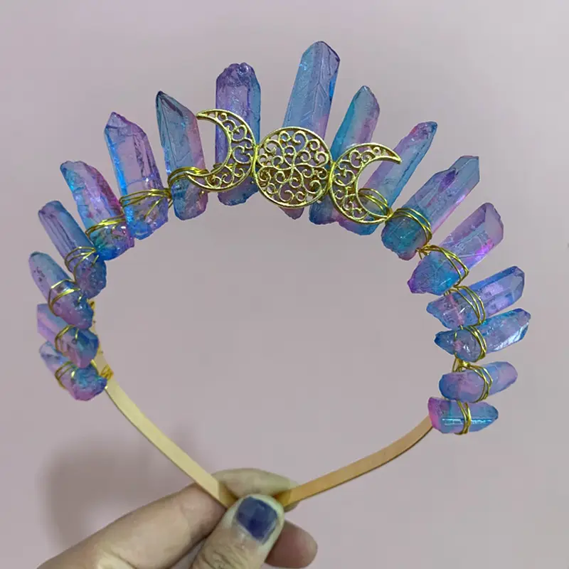 Natural Citrine Crystal Hairband for Women - Image 9