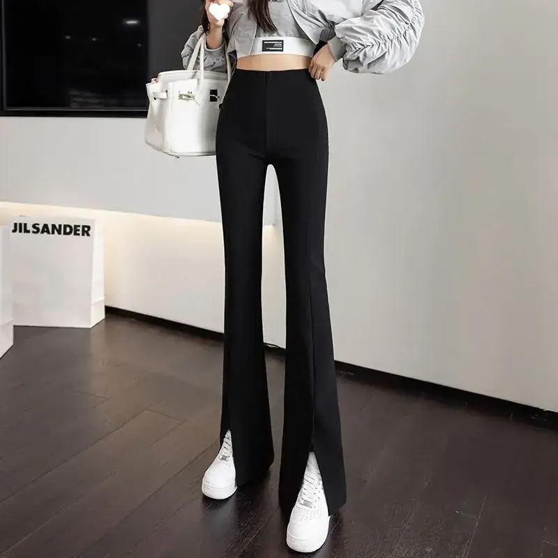 Women Black High Waist Slimming Pants 2023 - Image 4