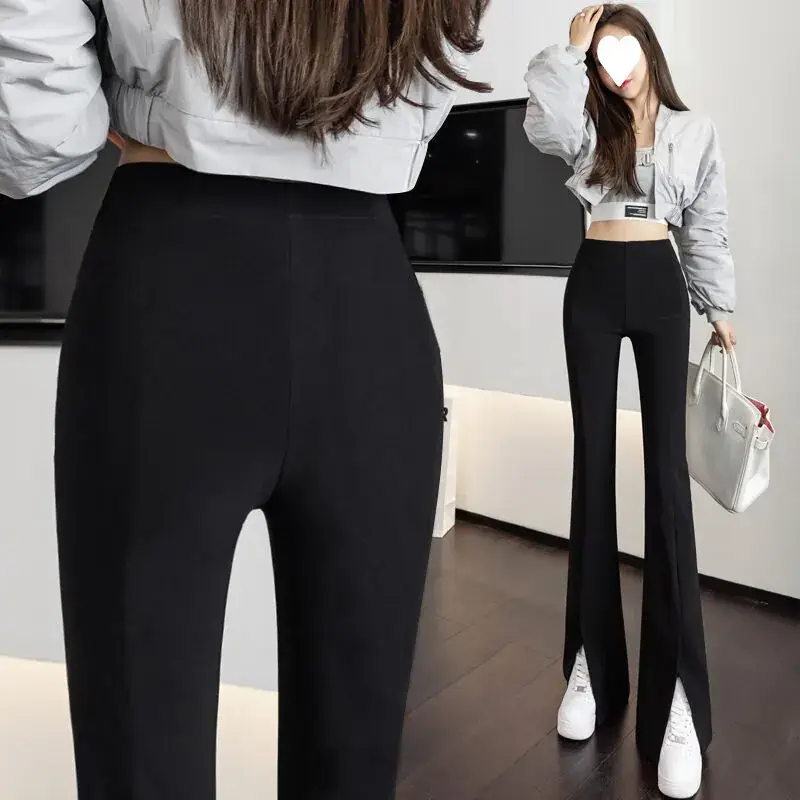 Women Black High Waist Slimming Pants 2023 - Image 5