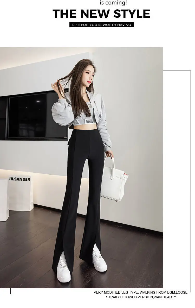 Women Black High Waist Slimming Pants 2023 — feature 13