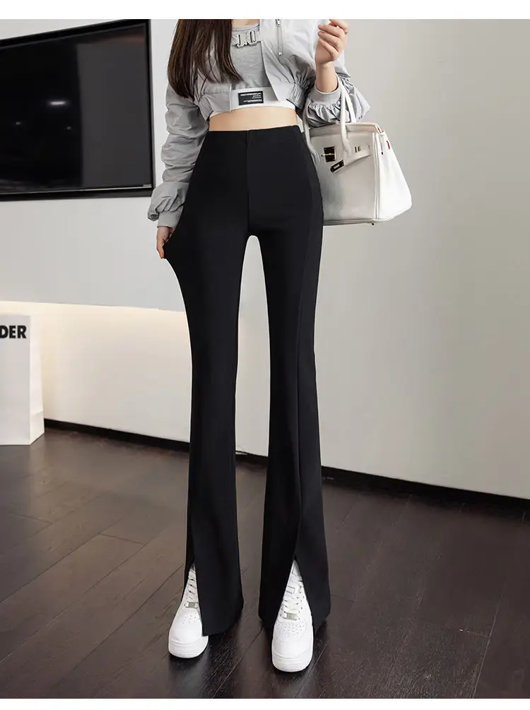 Women Black High Waist Slimming Pants 2023 — feature 14
