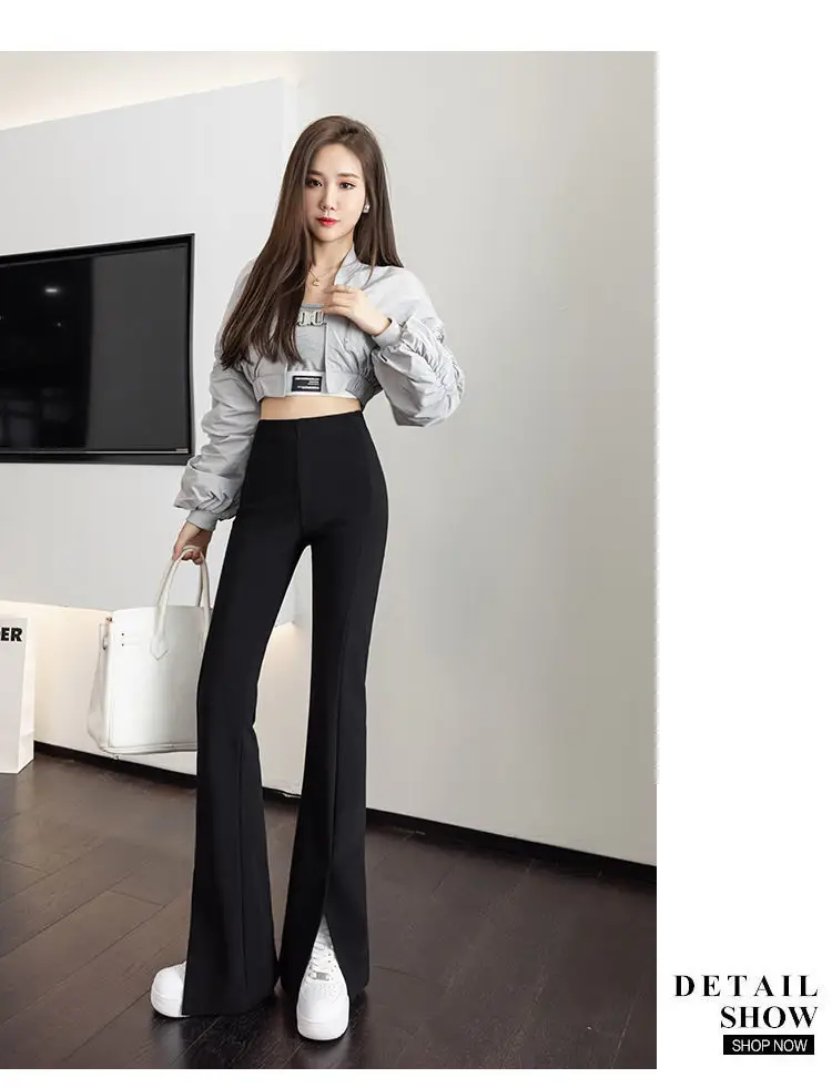 Women Black High Waist Slimming Pants 2023 — feature 15