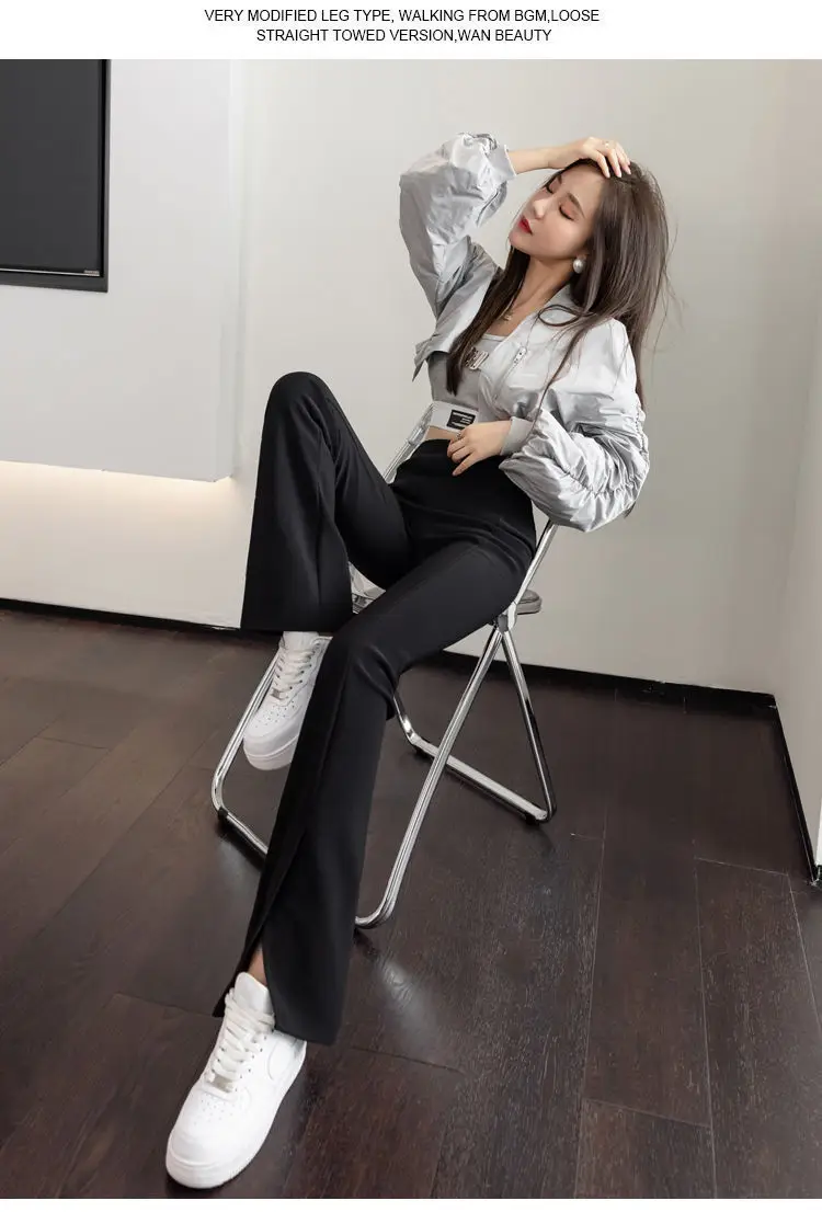 Women Black High Waist Slimming Pants 2023 — feature 16