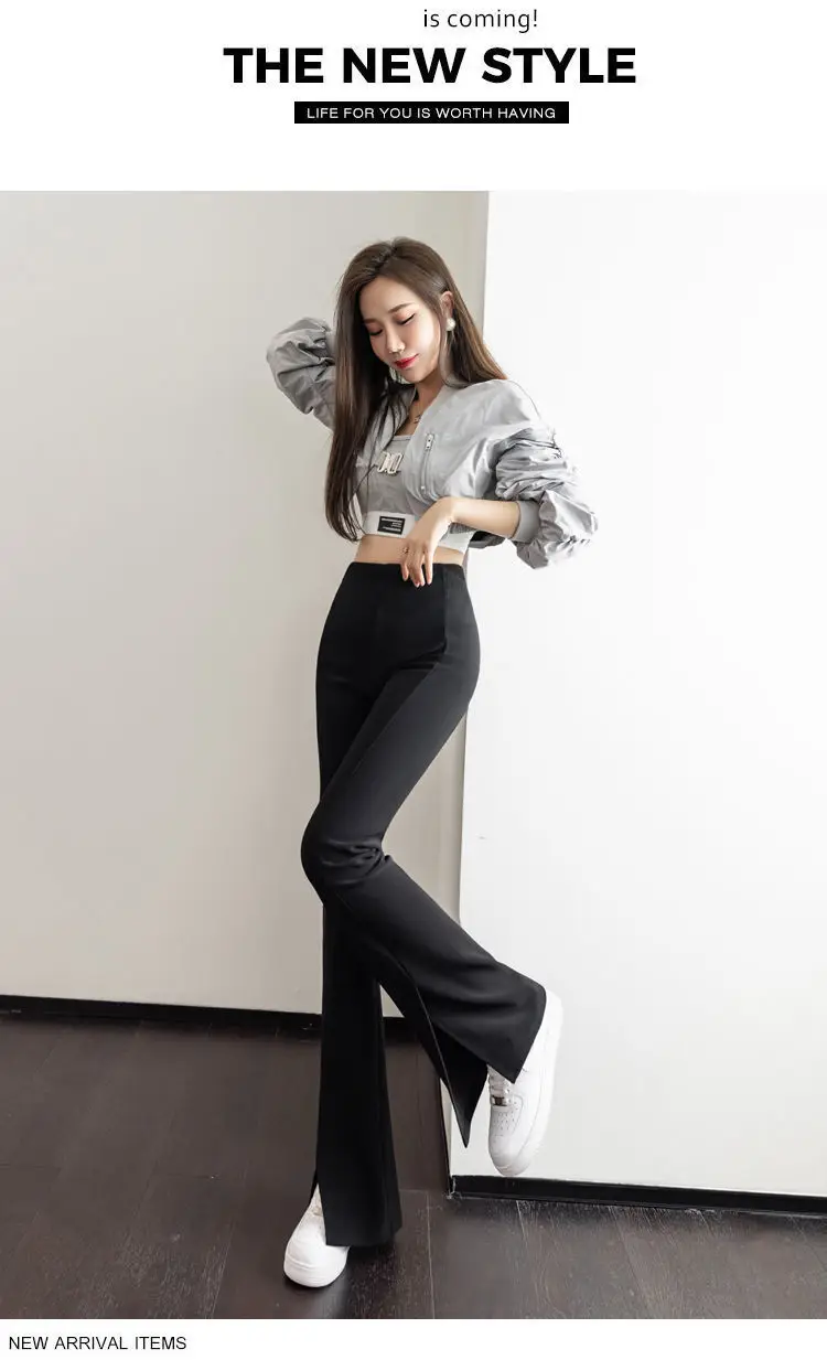 Women Black High Waist Slimming Pants 2023 — feature 18