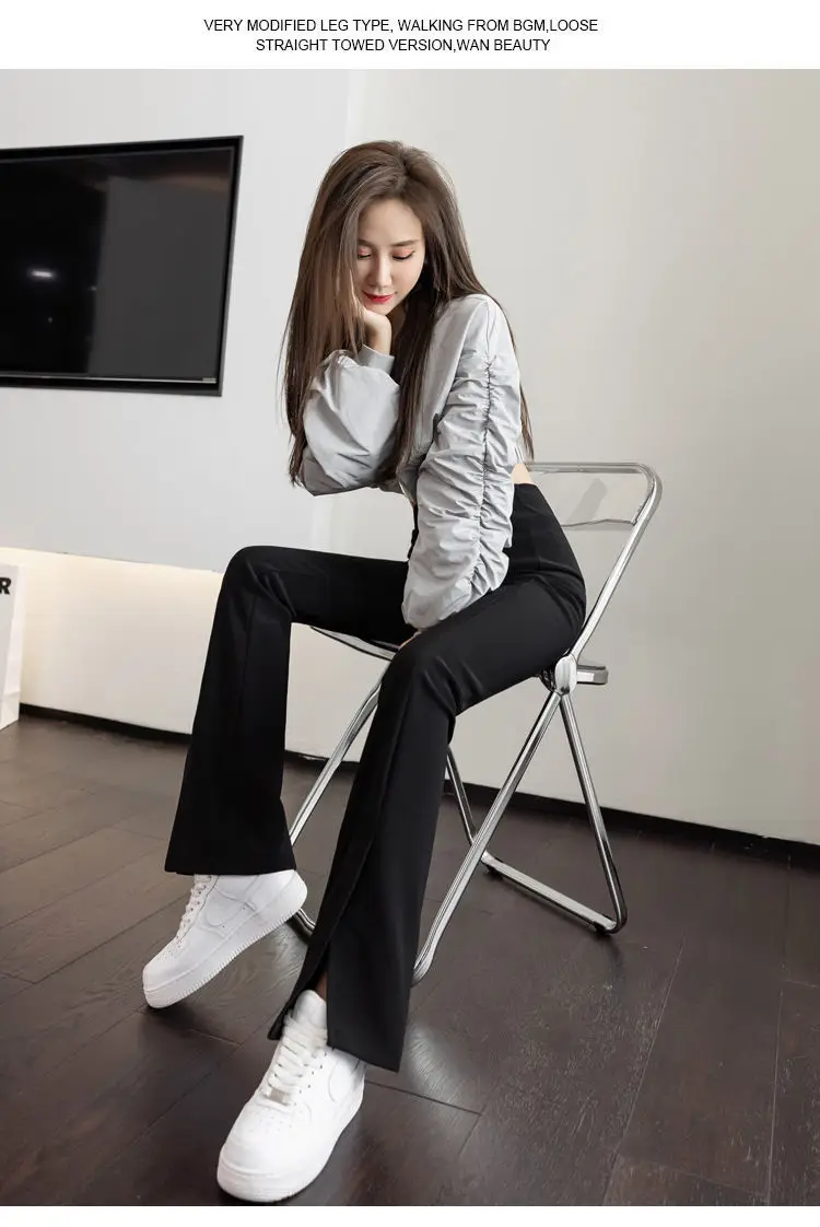 Women Black High Waist Slimming Pants 2023 — feature 19
