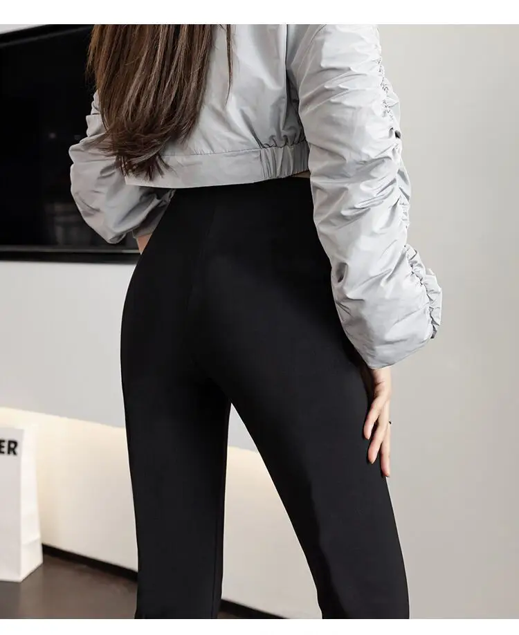 Women Black High Waist Slimming Pants 2023 — feature 21