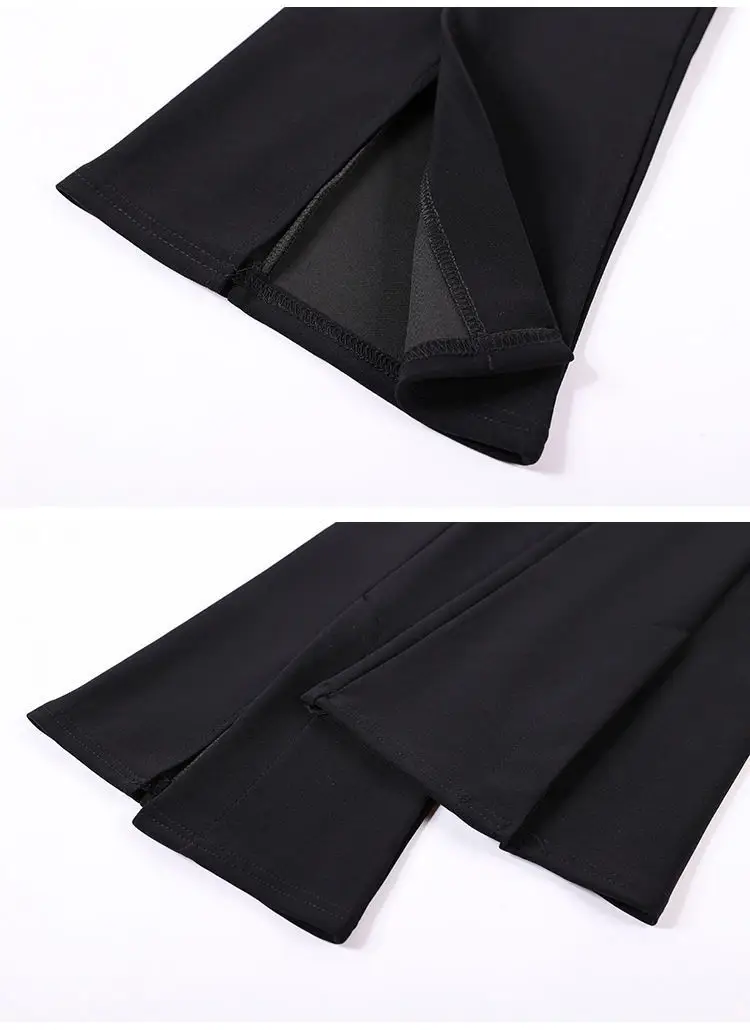 Women Black High Waist Slimming Pants 2023 — feature 22