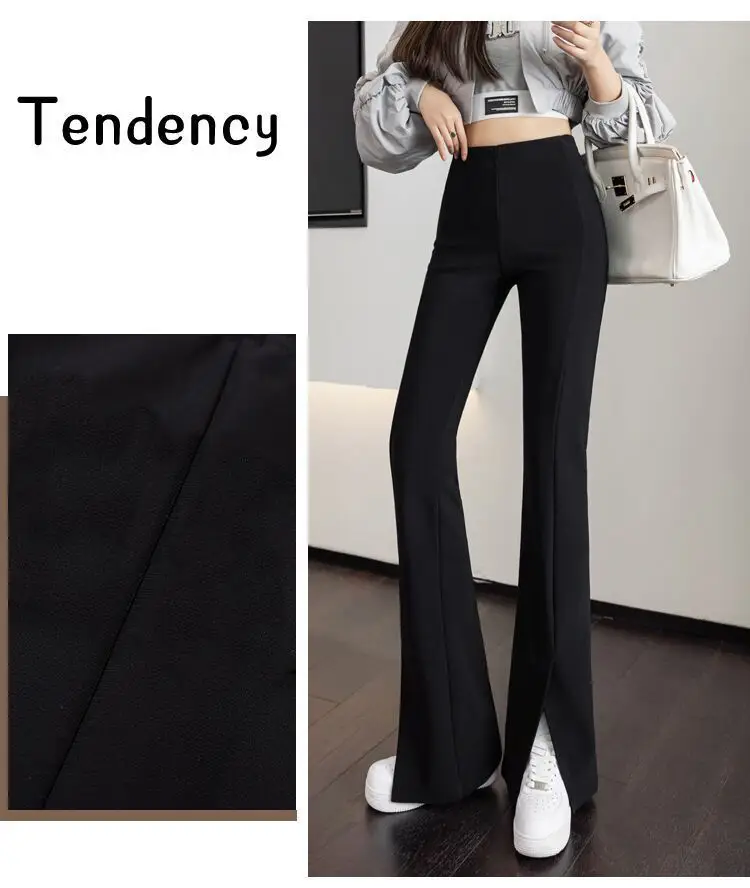 Women Black High Waist Slimming Pants 2023 — feature 9