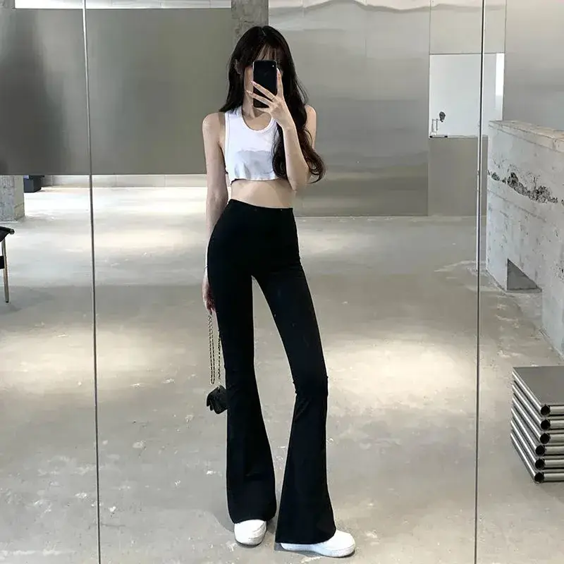 Women Black High Waist Slimming Pants 2023 - Image 2