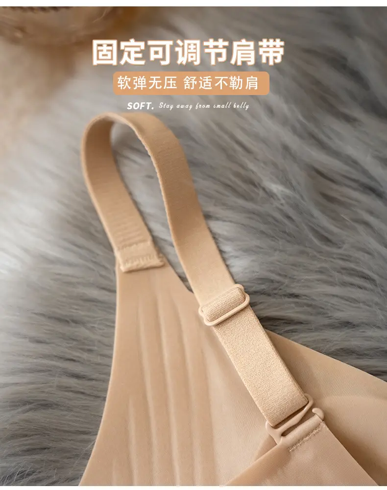 Large Bust Minimizing Ice Silk Seamless Underwear for Women, Foundation-Like Latex Bra, Summer Thin Breathable Plus-Size Bra for Summer — feature 13
