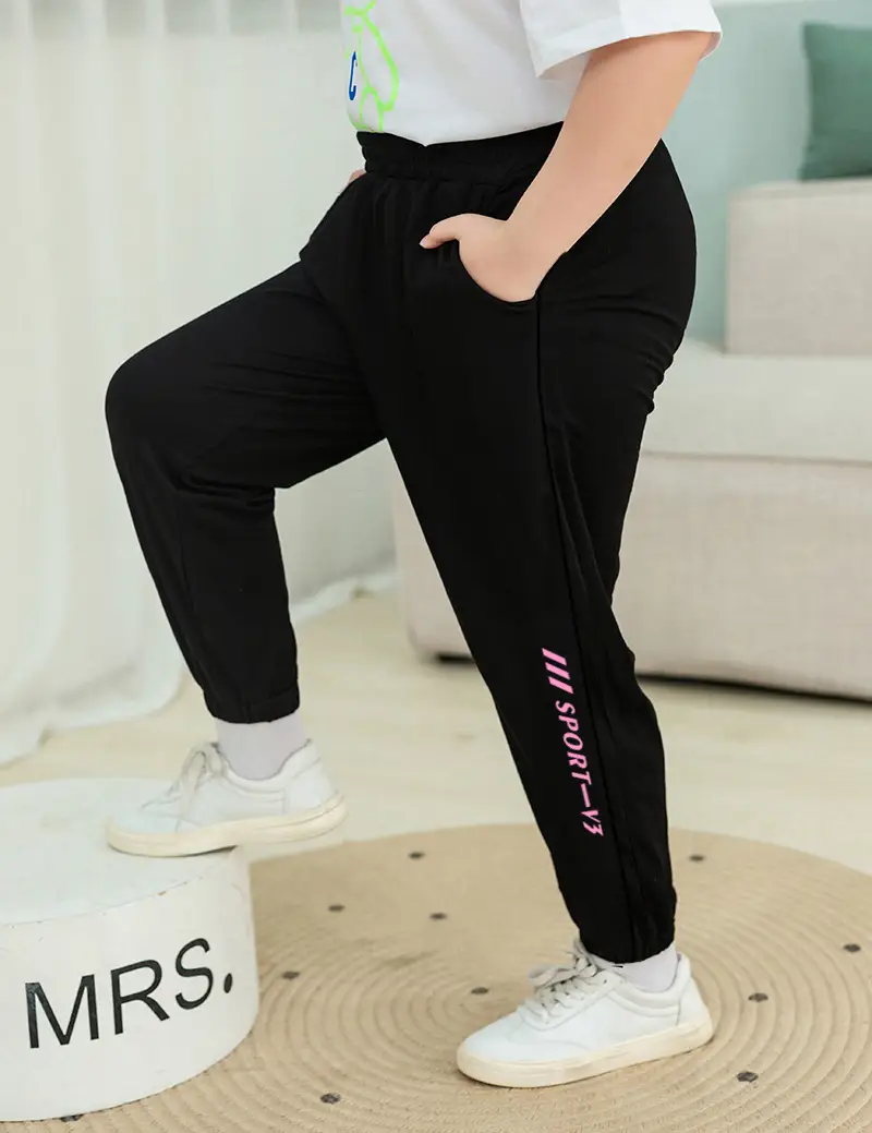 Fat Girl Ice Silk Pants Black 60-160 — feature 10
