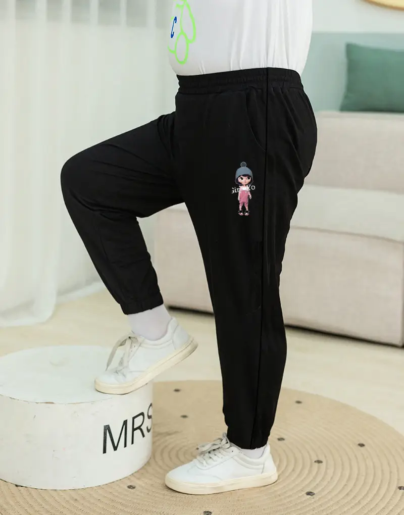 Fat Girl Ice Silk Pants Black 60-160 — feature 16