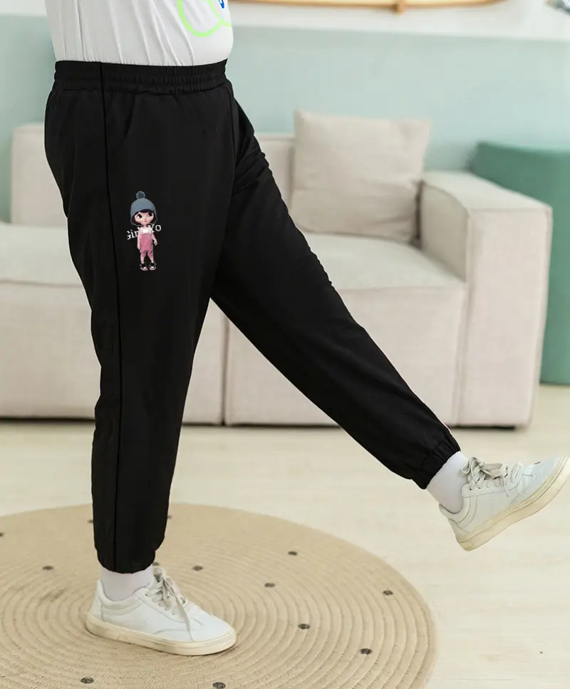 Fat Girl Ice Silk Pants Black 60-160 — feature 17